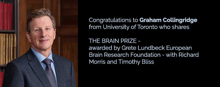 Graham Collingridge 2016 Brain Prize winner