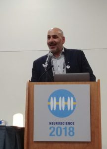 Jaideep Bains at the SfN advocacy reception