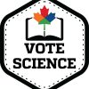 Vote science logo