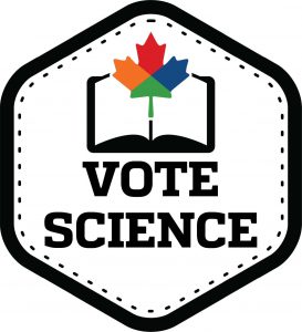 Vote science logo