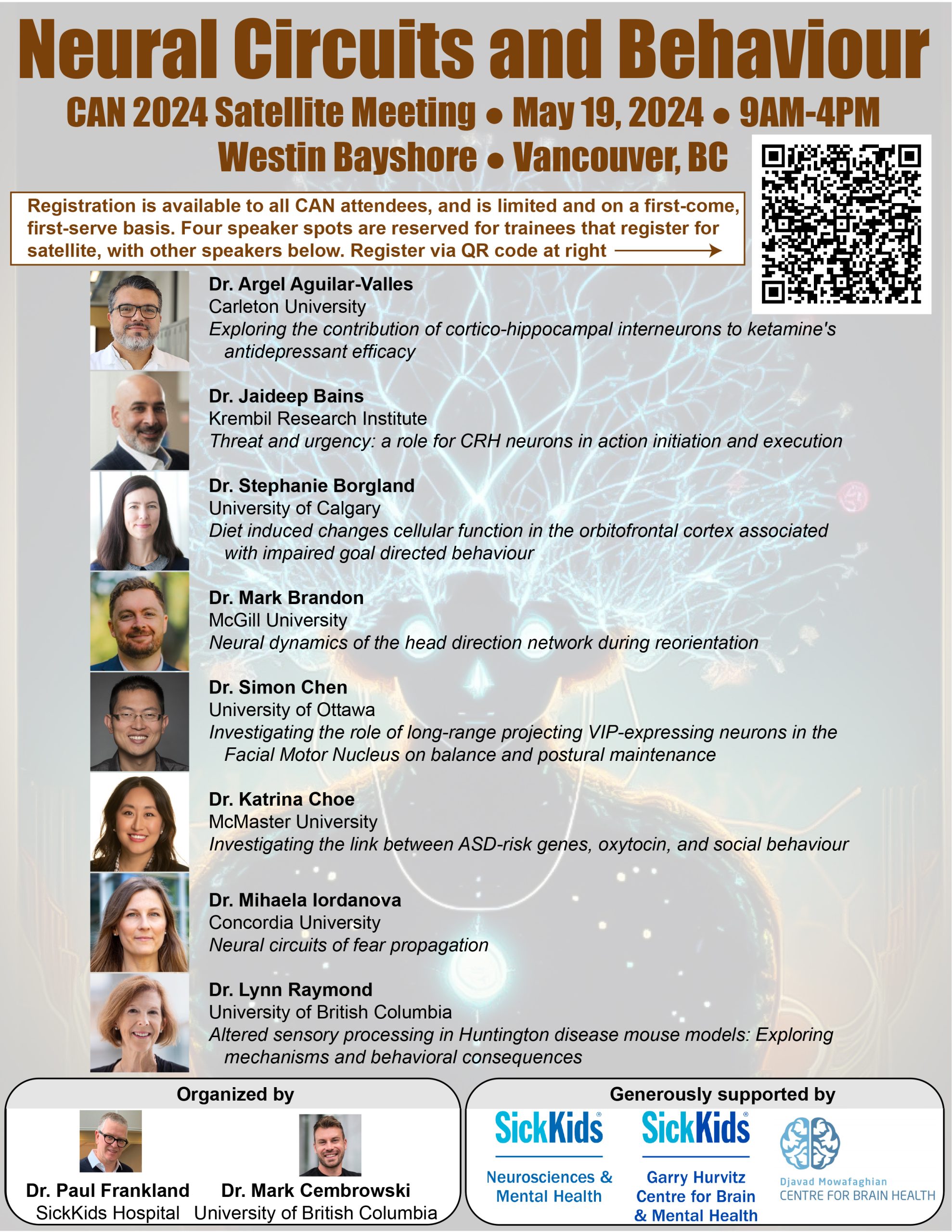 Circuits and behaviour satellite poster