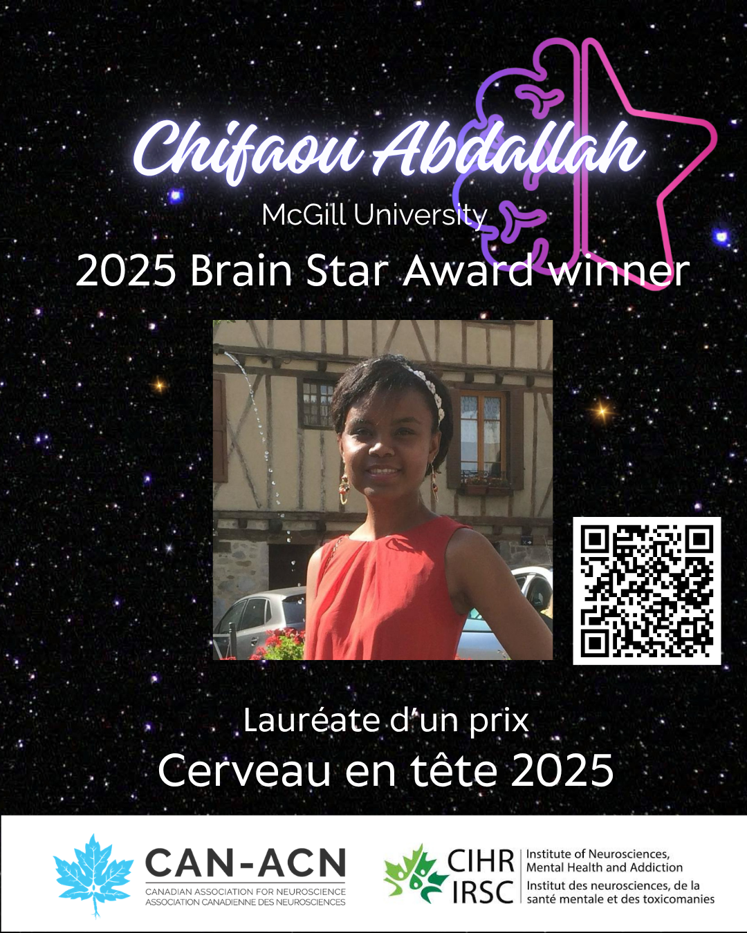 Chifaou Abdallah - Brain star award winner