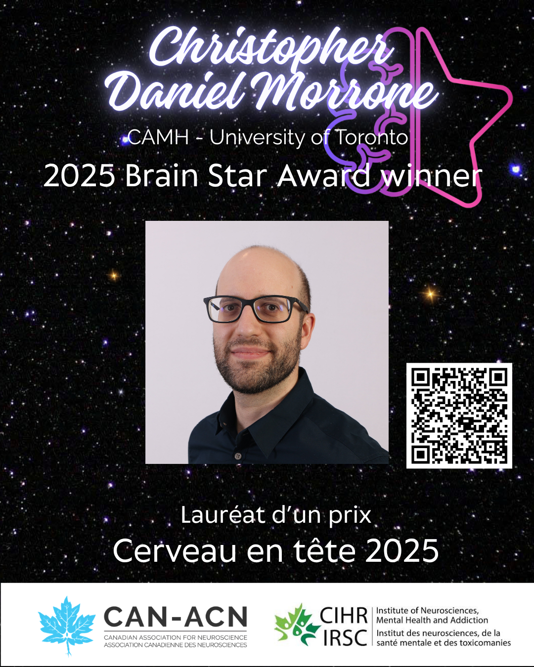 Christopher Daniel Morrone Brain Star award winner